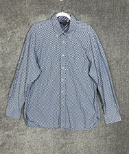 Camisa masculina Tommy Hilfiger manga longa com botões tamanho XL xadrez azul BOLSO comprar usado  Enviando para Brazil