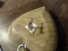 PIERCING Helix Tragus - acero inoxidable plata - adornos cristal rosa segunda mano  Embacar hacia Mexico
