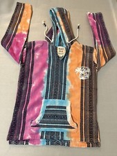 Poncho Beach By Exit Stoner Feminino Tamanho M Tie Dye Zarape Panama City Beach comprar usado  Enviando para Brazil