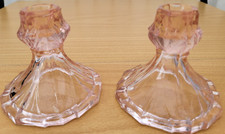 Pair fostoria pink for sale  MABLETHORPE