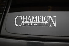 Adesivo adesivo recortado vinil barco de pesca campeão escolha cor e tamanho!  V161 comprar usado  Enviando para Brazil