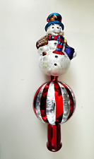 Christopher radko snowman for sale  UK