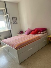 Letto matrimoniale brimnes usato  Milano