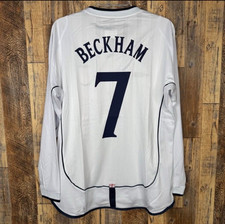 Camiseta manga longa Inglaterra 2002 Copa do Mundo futebol em casa BECKHAM #7 M comprar usado Camiseta manga longa Inglaterra 2002 Copa do Mundo futebol em casa BECKHAM #7 M comprar usado  Enviando para Brazil