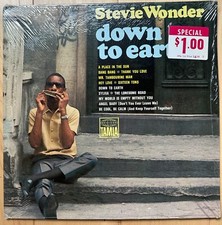 OG still sealed lp STEVIE WONDER DOWN TO EARTH Tamla 272 OG MONO ROCKAWAY PRESS comprar usado  Enviando para Brazil