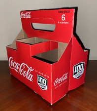COKE GREEN BAY PACKERS Coca-Cola celebra 100 estações vintage vazio pacote com 6 caixas, usado comprar usado  Enviando para Brazil