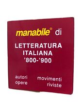 Manabile letteratura italiana usato  Lugo