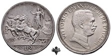 2 lire 1915 usato  Cremona