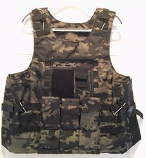 Colete camuflado tático para paintball e airsoft – equipamento de proteção de treinamento de campo de combate comprar usado  Enviando para Brazil