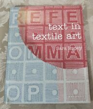 Text textile art for sale  SUDBURY