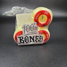 BONES 100’s Wheels 54MM, OG Original Formula ~ V4 Branco/Vermelho Largo - 3 Rodas comprar usado  Enviando para Brazil