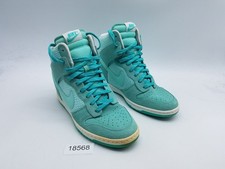 Tênis Nike Dunk Sky Hi Hidden salto cunha feminino tamanho 9 azul-petróleo artesanal comprar usado  Enviando para Brazil