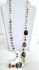 Lunga collana gold usato  Milano