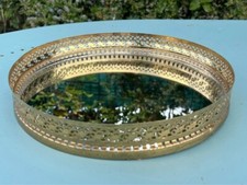 Plateau miroir vintage d'occasion  Dunkerque-