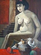 Grande belle peinture d'occasion Grande belle peinture d'occasion  Chomérac