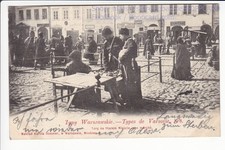POLSKA , WARSZAWA , TARG za STARYM MIEŚCIE , WARSZAWA , 1901 na sprzedaż  Wysyłka do Poland