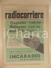 1942 radiocorriere eiar usato  Milano
