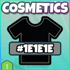 Roblox World Zero WZ - COSMÉTICOS - #1E1E1E ITENS SEXTAVADOS PRETOS comprar usado  Enviando para Brazil