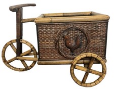 Vtg large rattan for sale  Palm Beach Gardens