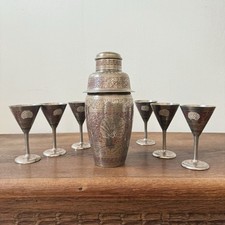 1940s etched peacock for sale  Pittsboro