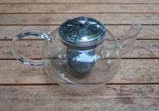 Chaleira de água de vidro alemã Trendglas bule de chá de vidro transparente com filtro infusor comprar usado Chaleira de água de vidro alemã Trendglas bule de chá de vidro transparente com filtro infusor comprar usado  Enviando para Brazil