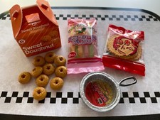 Re-ment Miniatura Lanches, Donuts, Bolachas Gelatinosas Alumínio Pipoca Pan Rement comprar usado  Enviando para Brazil