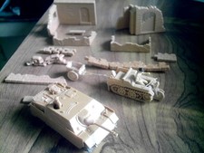 Maquette italeri ruines d'occasion  Dijon