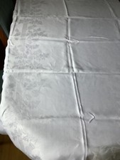White cotton damask for sale  TEWKESBURY