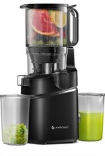 Máquinas de espremedor AMZCHEF, 5,3” espremedor de prensa fria extra autoalimentado, preto comprar usado  Enviando para Brazil