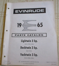 1965 evinrude lightwin for sale  Goodman