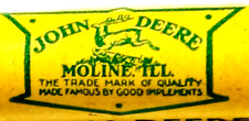 Usado, "JOHN DEERE *John Deere Harvester Works * East Moline, ILL." Lápis-bala comprar usado  Enviando para Brazil