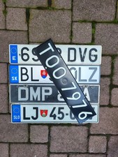 Nummernschilder license plates gebraucht kaufen  Kirchhundem