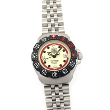 TAG Heuer Formula 1 WA1411 Feminino 29mm Mostrador Luminoso com Nova Moldura e Acento Vermelho comprar usado  Enviando para Brazil