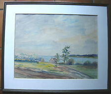 Aquarelle golfe morbihan d'occasion  Vannes
