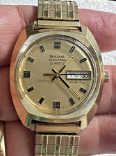 Vintage 1977 BULOVA ACCUTRON 218 Relógio de Pulso Masculino Quartzo Original Bulova Band H6 comprar usado  Enviando para Brazil