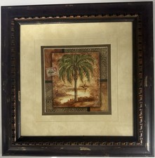 Framed tropical palm for sale  Aurora