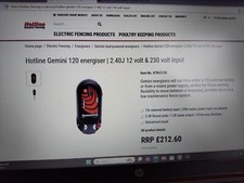Electric fence energiser for sale  BRIDGWATER