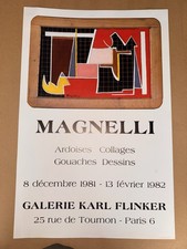 Alberto magnelli affiche d'occasion Alberto magnelli affiche d'occasion  Goderville