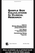 Sample Size Calculations in - Hardcover, by Chow Shein-Chung; Wang - Very Good comprar usado  Enviando para Brazil