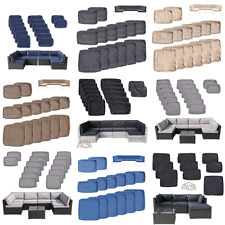 Conjunto de 14 capas de almofada para cadeira de móveis de pátio substituição para sofá externo comprar usado  Enviando para Brazil