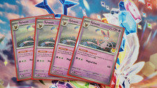 Używany, Sylveon Pokemon Day Stamped 040/131 Holo Foil Exclusive Promo Card 4 cards na sprzedaż  PL