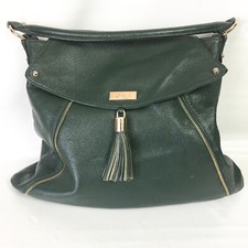Bolsa de ombro Onna Erlich Kelly bolsa hobo verde escuro couro pebbled borla comprar usado  Enviando para Brazil