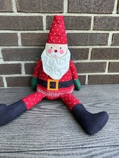 Usado, Chapéu cone vintage acolchoado feito à mão barba de Papai Noel linho Natal comprar usado  Enviando para Brazil