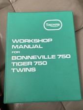 Workshop manual bonneville for sale  CANVEY ISLAND