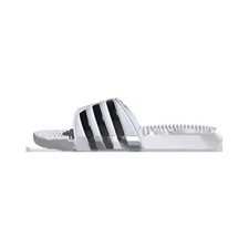 Sandália Adidas unissex Adissage Slides, branca/preta/branca, 15 homens EUA, usado comprar usado  Enviando para Brazil