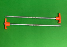 Conjunto de 2 estacas de barraca de metal, quase em perfeito estado, frete grátis!, usado comprar usado  Enviando para Brazil