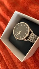 Silver metal watch for sale  IPSWICH