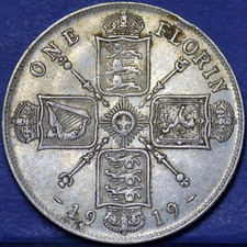 George silver florin for sale  UK