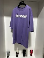 Balenciaga shirt destroyed usato  Genova