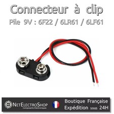 Usado, Connecteur à Clips pour Pile 9V (6F22) comprar usado  Enviando para Brazil
